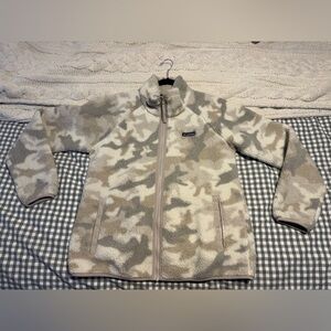 Colombia Camouflage Fleece Zip-Up Jacket